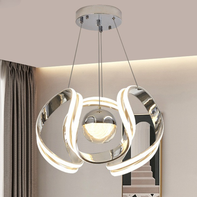 Interior Design Remote - 北欧ライトラグジュアリースタイルリビングルーム/ダイニングホールペンダントライトモダンデザイナーシンプルインテリアホームアクセサリーハンギングランプ