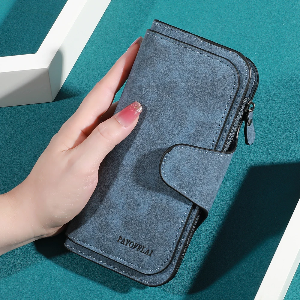 レディース長財布と携帯電話 - 大容量の三つ折りデザイン、複 - Interior Design Photo のレビューと価格