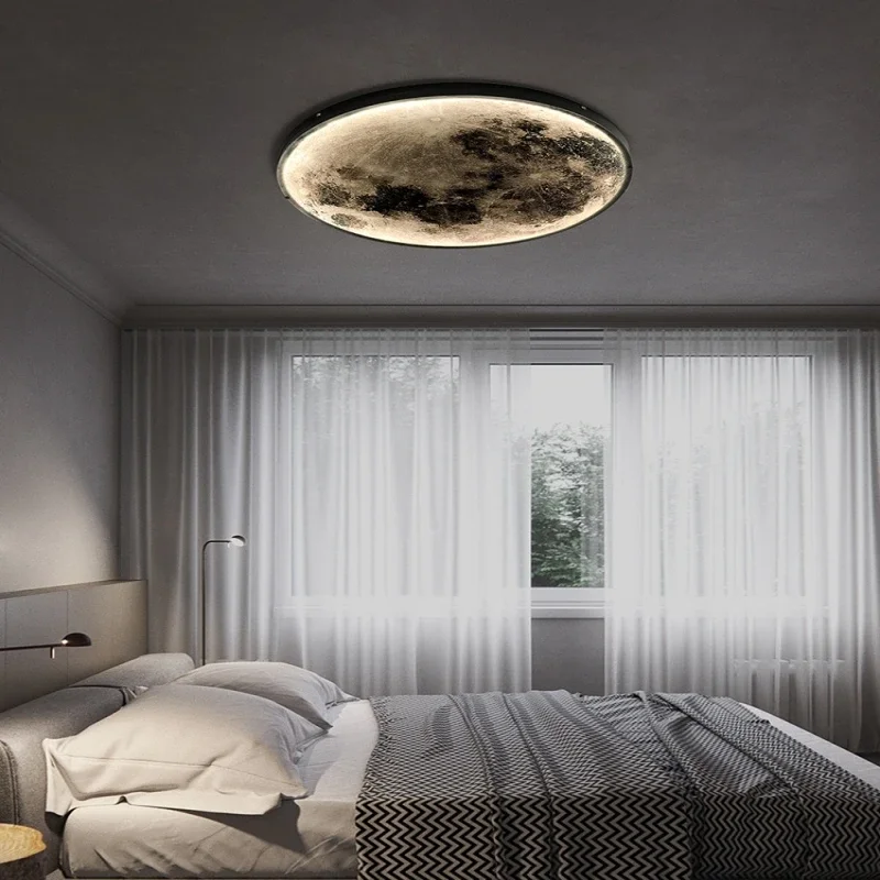 現代的なデザイナーウォールランプインテリア装飾月型室内LED - Interior Design Remote のレビューと価格