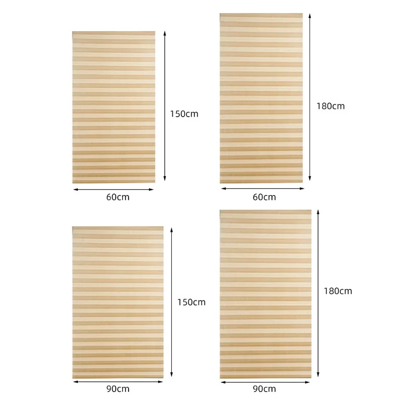 5 サイズ自己粘着プリーツブラインド浴室バルコニーシェード半 - Linen Roller Blind のレビューと価格