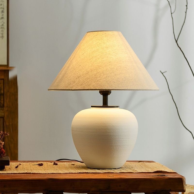 侘び寂びスタイルの陶器製フロアランプ デザイナースタイル 茶 - Interior Design Zen Style のレビューと価格