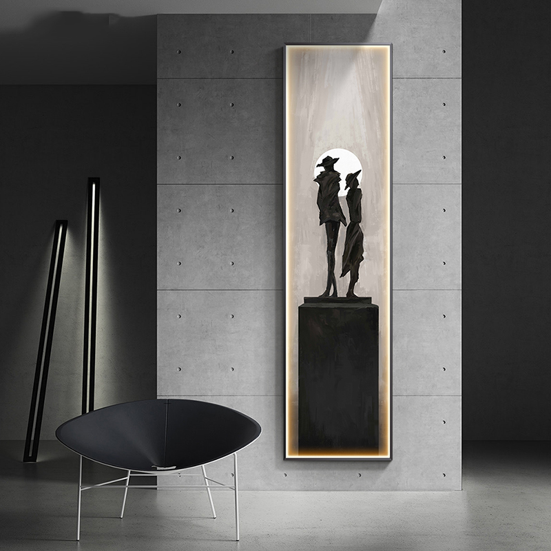 モダンなキャラクターモデリング抽象LEDウォールランプアート - Interior Design Remote のレビューと価格