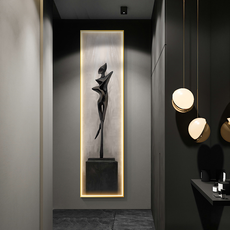 モダンなキャラクターモデリング抽象LEDウォールランプアート - Interior Design Remote のレビューと価格