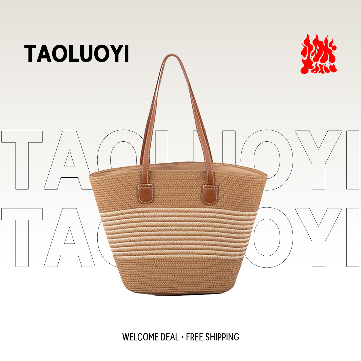 女性用大容量ショルダーバッグ 夏用ストロー編みバスケットハン - Interior Design Bali のレビューと価格