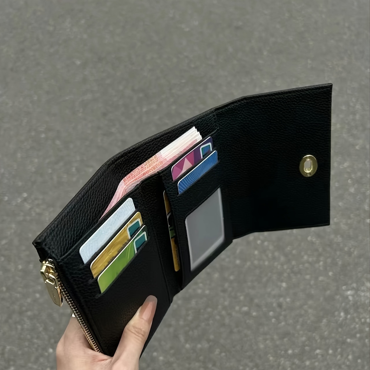 絶妙なブラックのレディースウォレット - クールなスタイルの - Interior Design Photo のレビューと価格