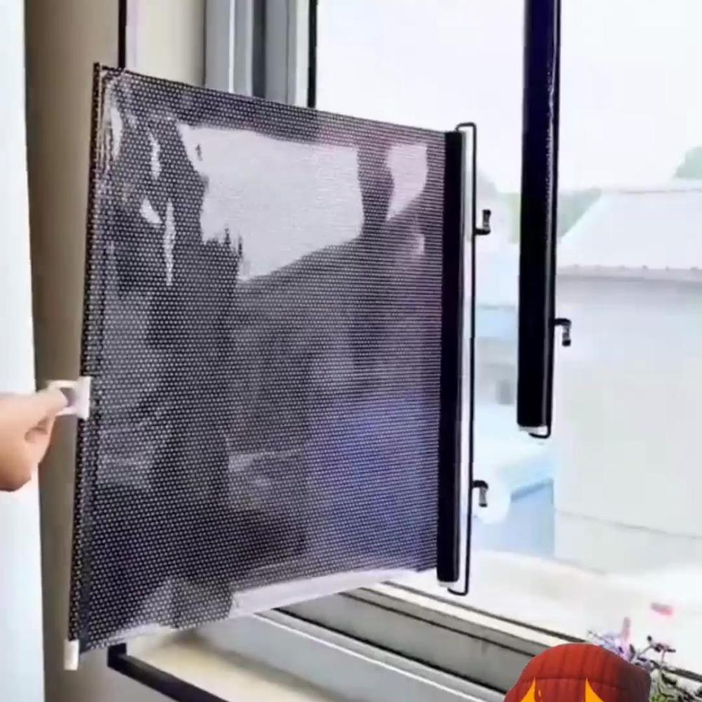 格納式遮光カーテン車の自動車サイドウィンドウロールカーテン家 - Linen Roller Blind のレビューと価格
